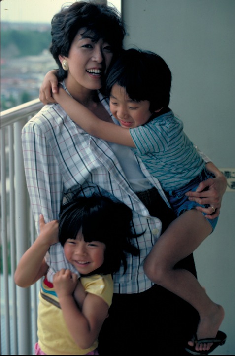 Takako et ses enfants
